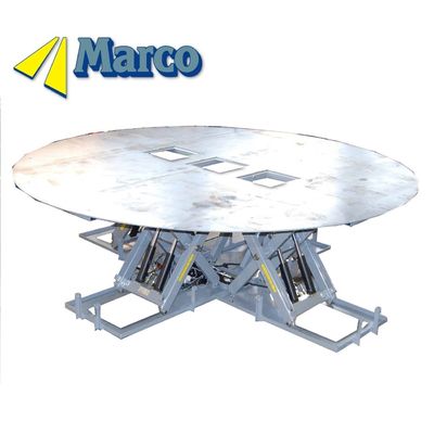 Mécanisme hydraulique de levage à ciseaux Marco Circulaire 4 Plateforme de scène pour les spectacles de scène
