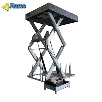 Capacité de charge Marco Tableau de levage à ciseaux haute qualité avec boulons hydrauliques
